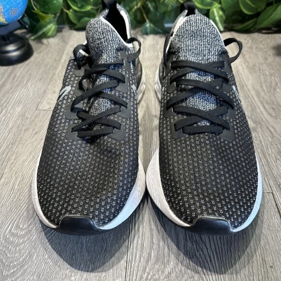 Nike React Infinity Run Flyknit CD4371-012 Black /White Running Men\'s Size 12.5 main image 8